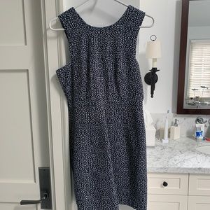 H&M navy and white floral dress